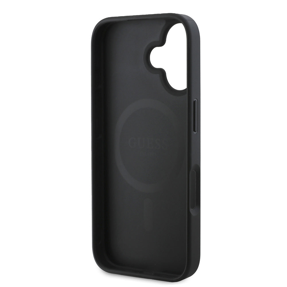 Guess iPhone 16 Orjinal Lisanslı M-safe Şarj Özellikli Small 4G Classic Kılıf