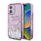 Hello Kitty iPhone 16 Orjinal Lisanslı Sıvılı Simli 50. Yıldönümü Partisi Kılıf
