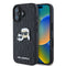 Karl Lagerfeld iPhone 16 Orjinal Lisanslı K&C Heads Monogram Pin Telefon Kılıfı