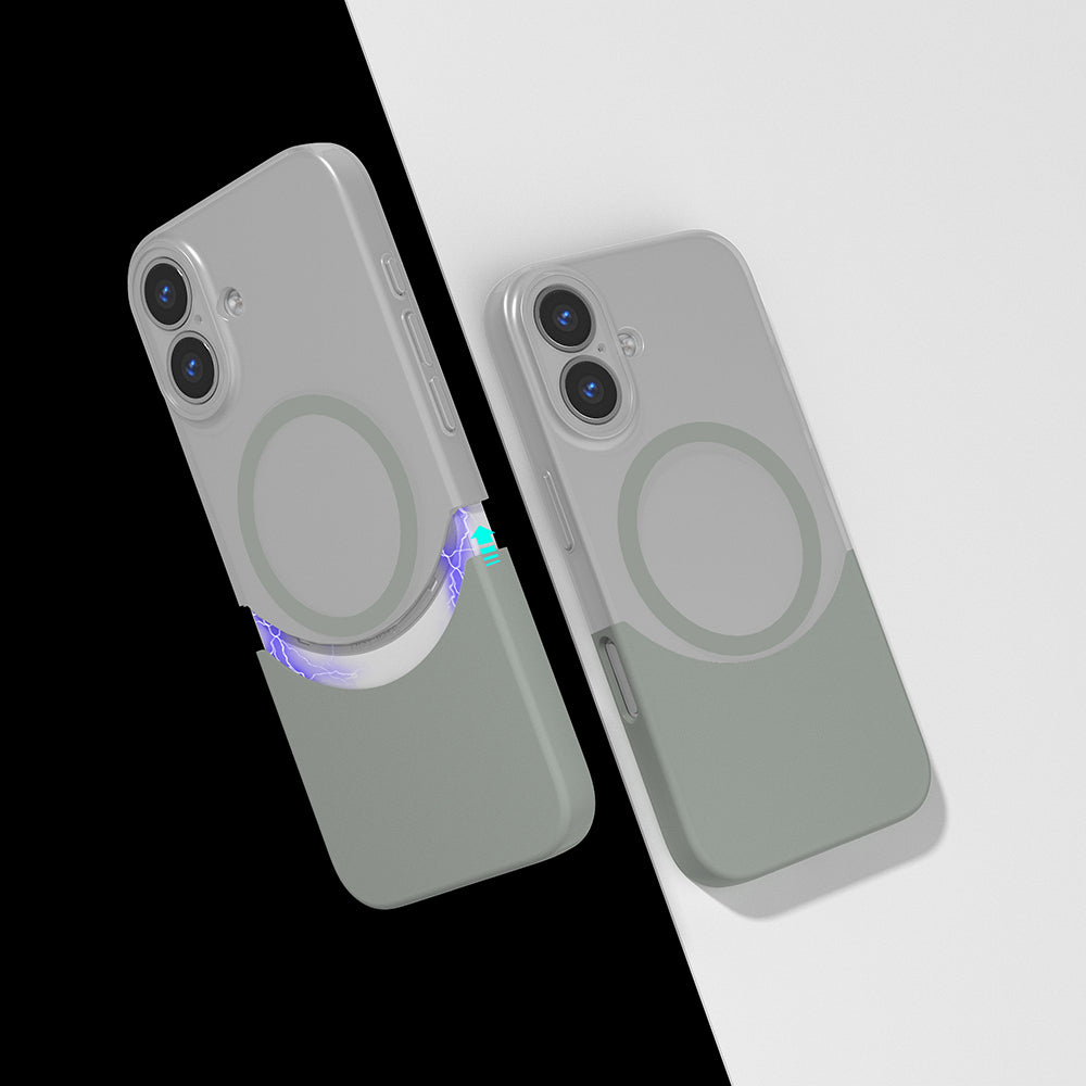 Cepax iPhone 16 M-Safe Şarj Özellikli Mıknatıslı Duble Kılıf