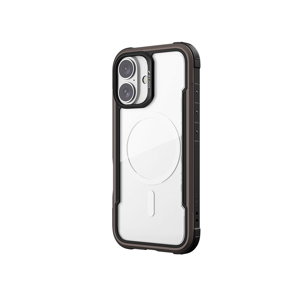 Raptic Shield Serisi iPhone 16 M-safe Şarj Özellikli Airbagli Şeffaf Arka Yüzey Kılıf