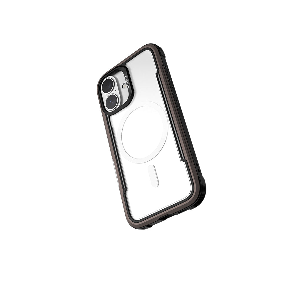 Raptic Shield Serisi iPhone 16 M-safe Şarj Özellikli Airbagli Şeffaf Arka Yüzey Kılıf