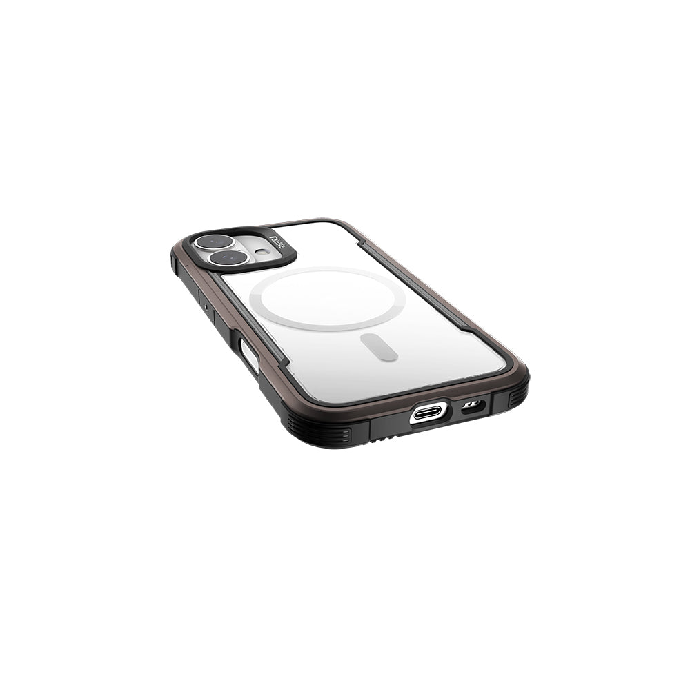 Raptic Shield Serisi iPhone 16 M-safe Şarj Özellikli Airbagli Şeffaf Arka Yüzey Kılıf