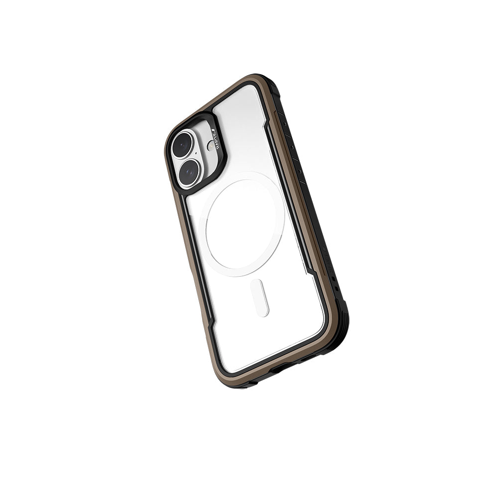 Raptic Shield Serisi iPhone 16 M-safe Şarj Özellikli Airbagli Şeffaf Arka Yüzey Kılıf