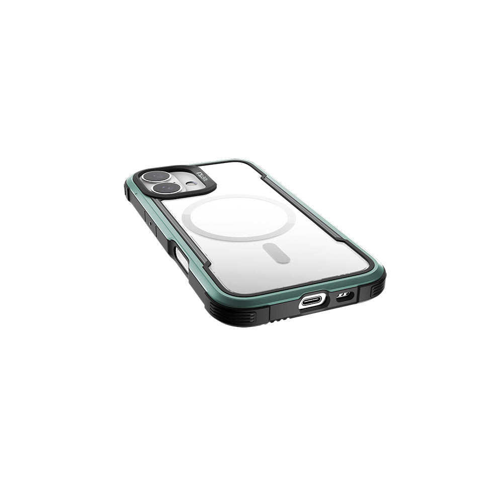 Raptic Shield Serisi iPhone 16 M-safe Şarj Özellikli Airbagli Şeffaf Arka Yüzey Kılıf