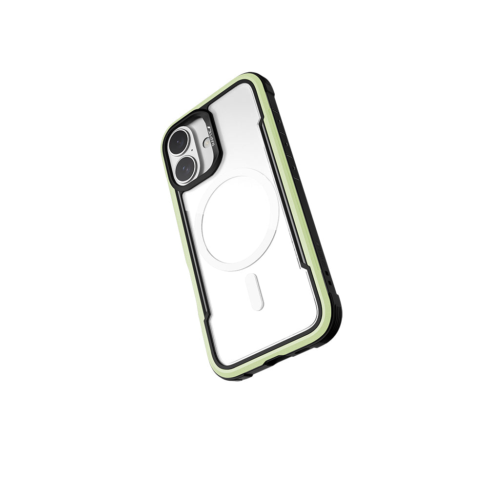Raptic Shield Serisi iPhone 16 M-safe Şarj Özellikli Airbagli Şeffaf Arka Yüzey Kılıf