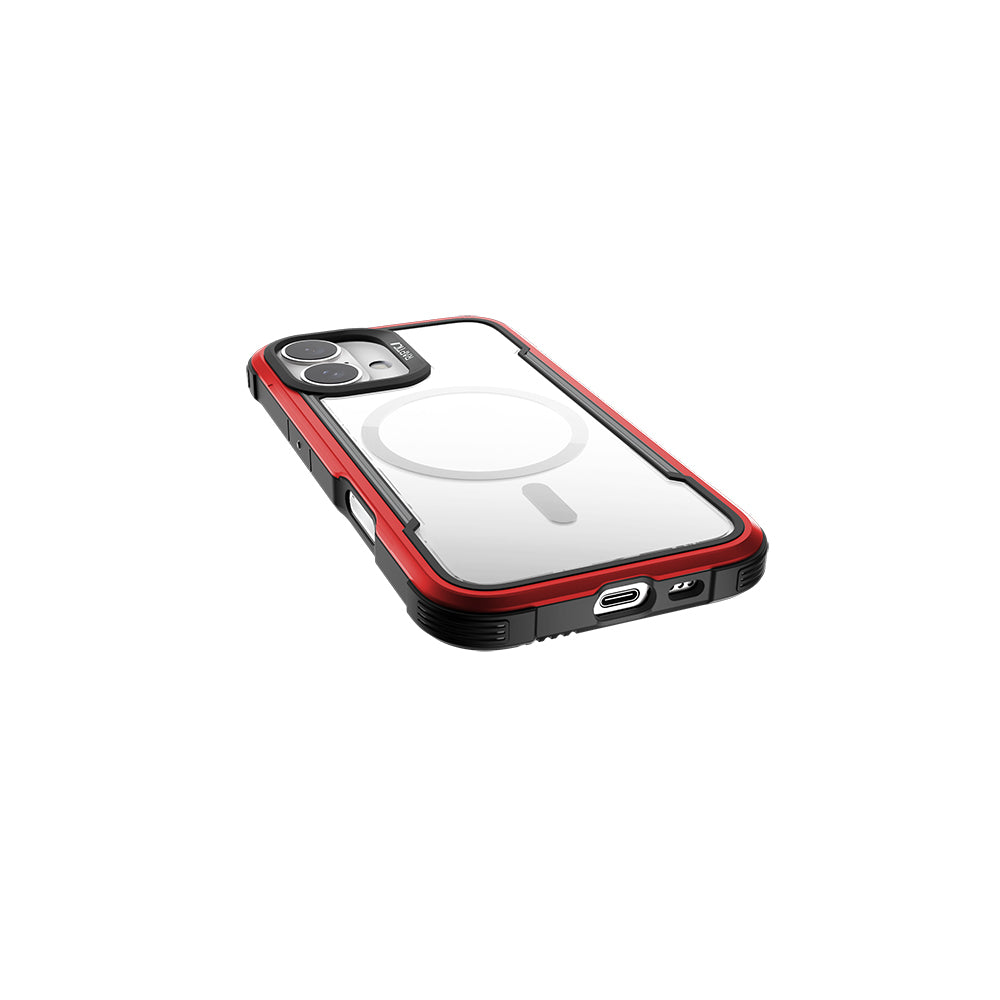 Raptic Shield Serisi iPhone 16 M-safe Şarj Özellikli Airbagli Şeffaf Arka Yüzey Kılıf