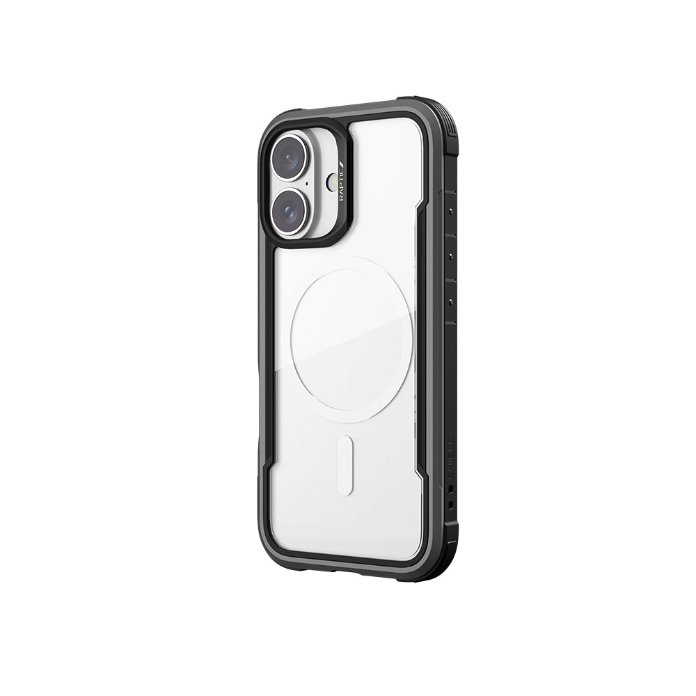 Raptic Shield Serisi iPhone 16 M-safe Şarj Özellikli Airbagli Şeffaf Arka Yüzey Kılıf