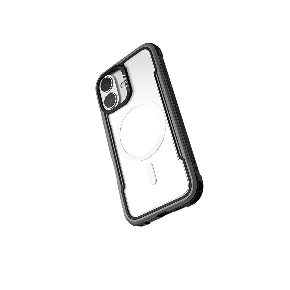 Raptic Shield Serisi iPhone 16 M-safe Şarj Özellikli Airbagli Şeffaf Arka Yüzey Kılıf