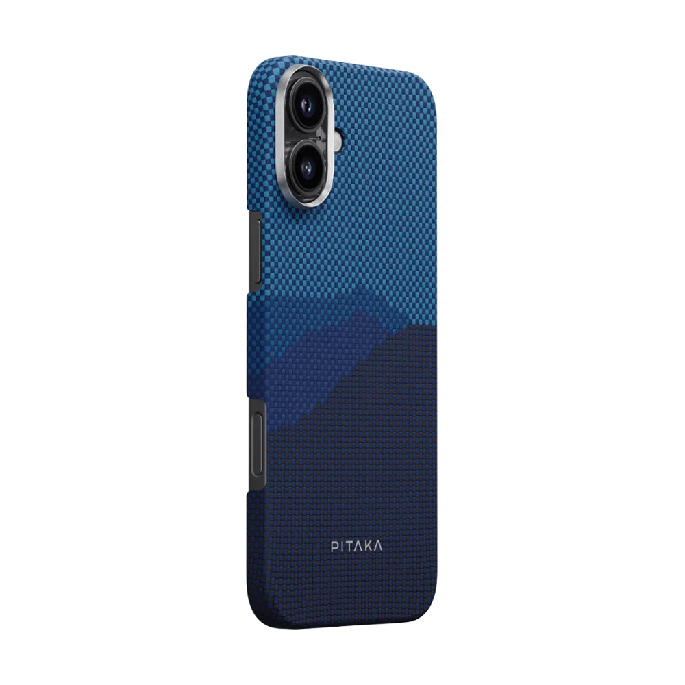 Pitaka Tactile Woven Starpeak Serisi iPhone 16 M-safe Şarj Özellikli Aramid Fiber Over The Horizon Kılıf