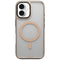 Youngkit Gemstone Serisi iPhone 16 Magsafe Şarj Özellikli Cam Arka Yüzey TPU Kılıf