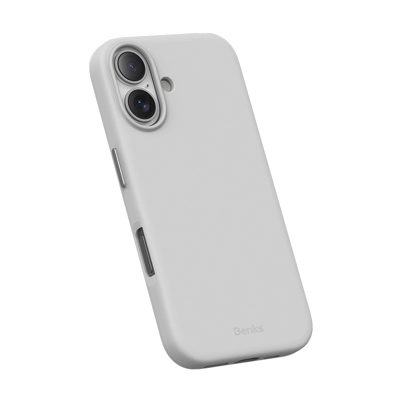 Benks VitaPro Serisi iPhone 16 M-safe Çizilmeye Dayanıklı PU Deri Kılıf