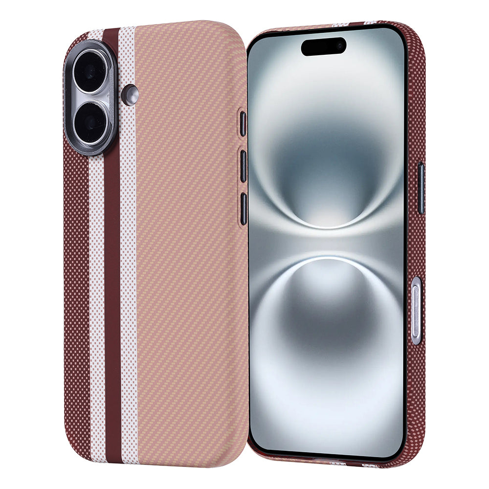 Cepax iPhone 16 M-safe Şarj Özellikli Karbon Fiber Görünümlü Nekst Kılıf