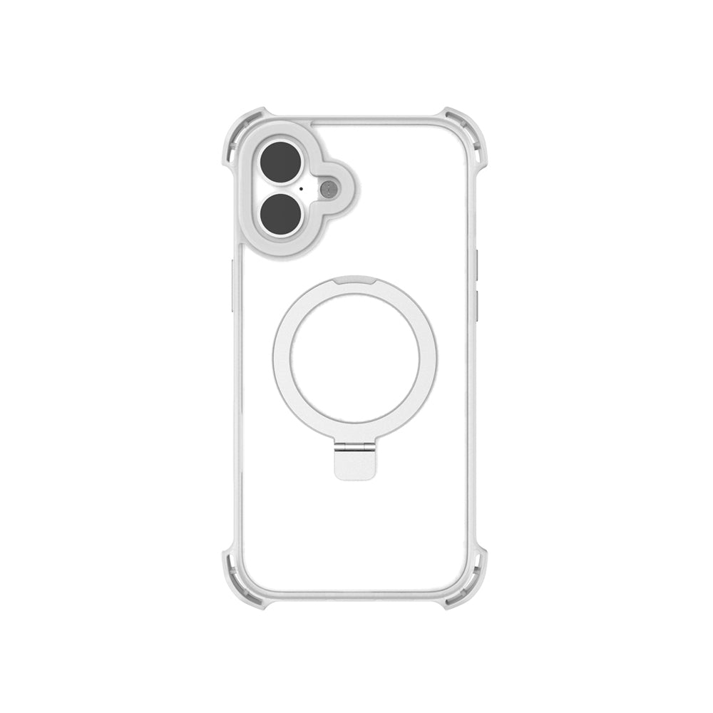Raptic Dual Serisi iPhone 16 M-safe Şarj Özellikli Şeffaf Standlı Kılıf