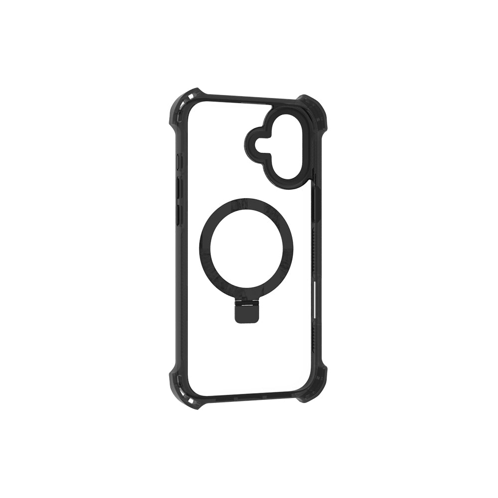 Raptic Dual Serisi iPhone 16 M-safe Şarj Özellikli Şeffaf Standlı Kılıf