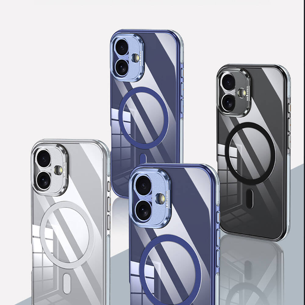 Wlons iPhone 16 M-safe Şarj Özellikli Standlı Efsane Kılıf