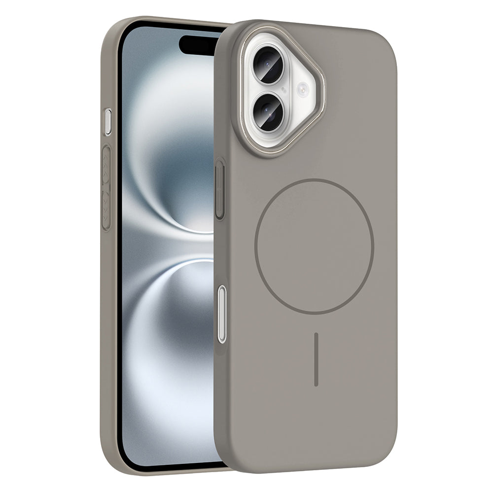 Cepax iPhone 16 M-safe Şarj Özellikli Ruby Sert Kılıf