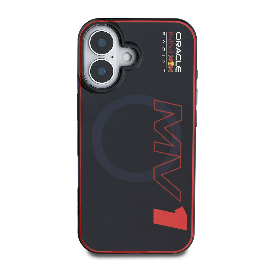 Apple iPhone 16 Redbull Orjinal Lisanslı M-safe Şarj Özellikli Çift Katmanlı Sert PC Büyük Boy MV Kılıf