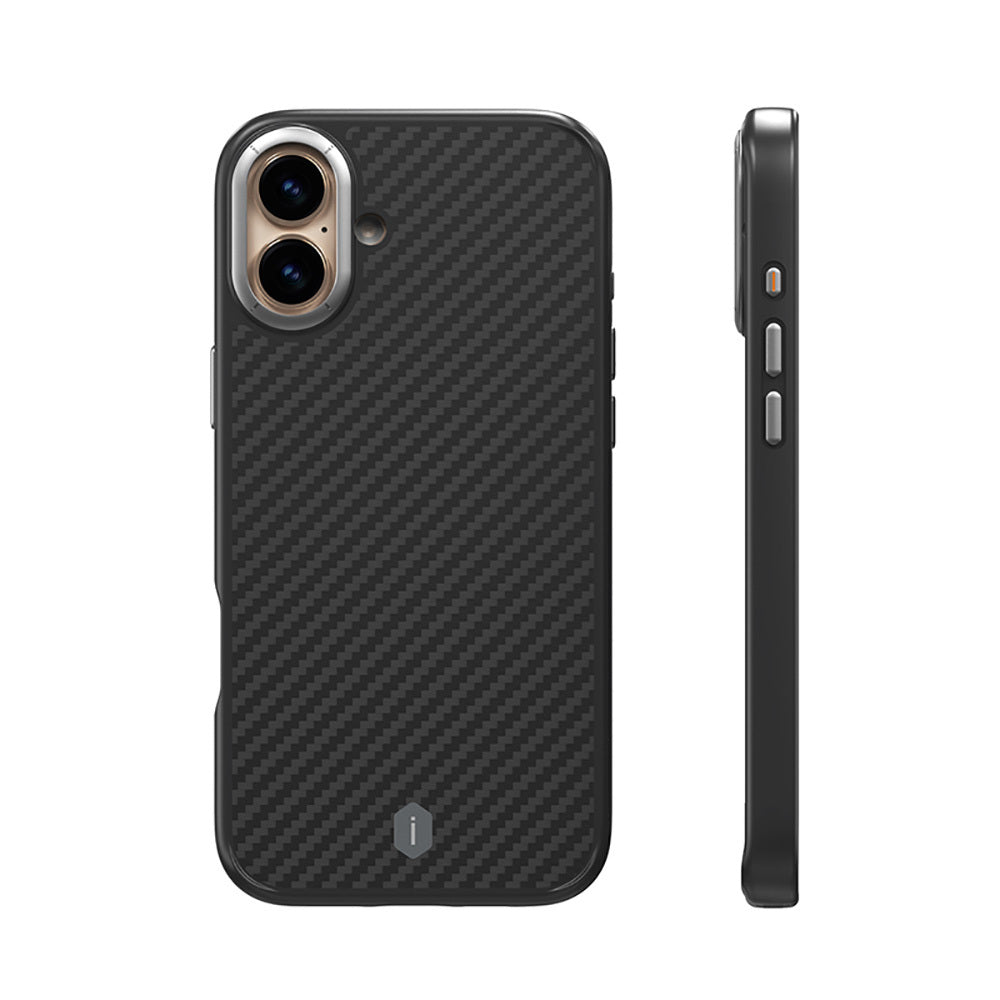 Wiwu DCC-205 iPhone 16 M-safe Şarj Özellikli Aramid Fiber Tasarım Kevlar Kılıf