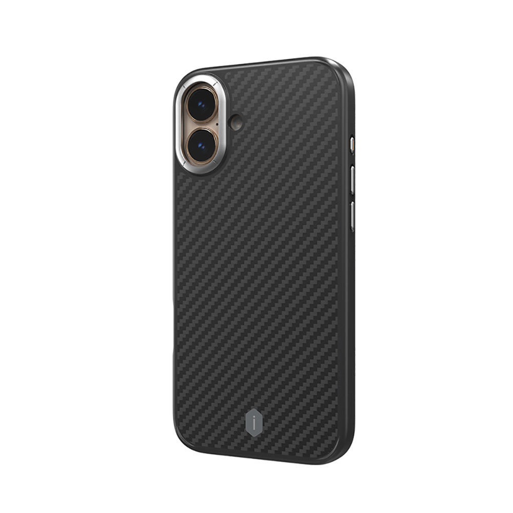 Wiwu DCC-205 iPhone 16 M-safe Şarj Özellikli Aramid Fiber Tasarım Kevlar Kılıf