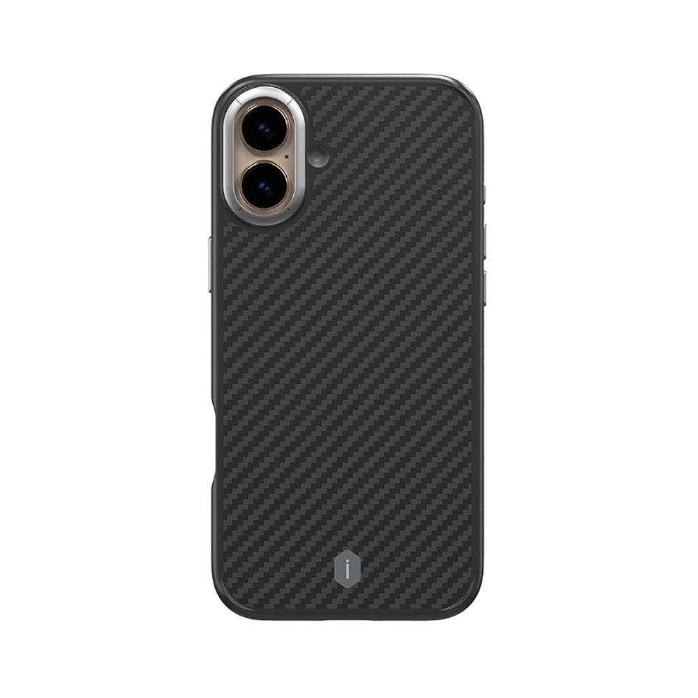 Wiwu DCC-205 iPhone 16 M-safe Şarj Özellikli Aramid Fiber Tasarım Kevlar Kılıf