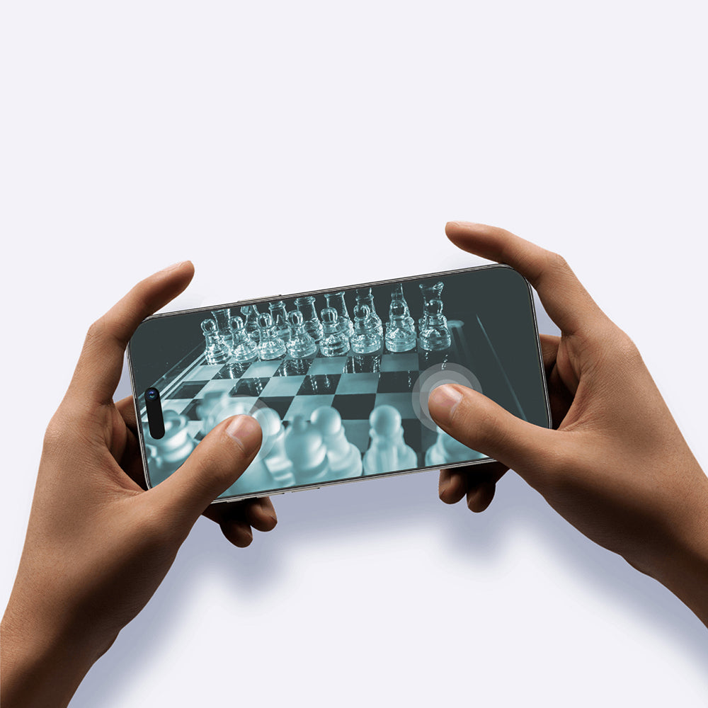 Amazingthing Radix iPhone 16 Plus Mat Parmak İzi Bırakmayan Temperli Cam Ekran Koruyucu