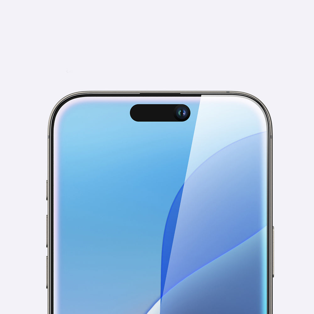 Amazingthing Radix iPhone 16 Plus Parmak İzi Bırakmayan Temperli Cam Ekran Koruyucu