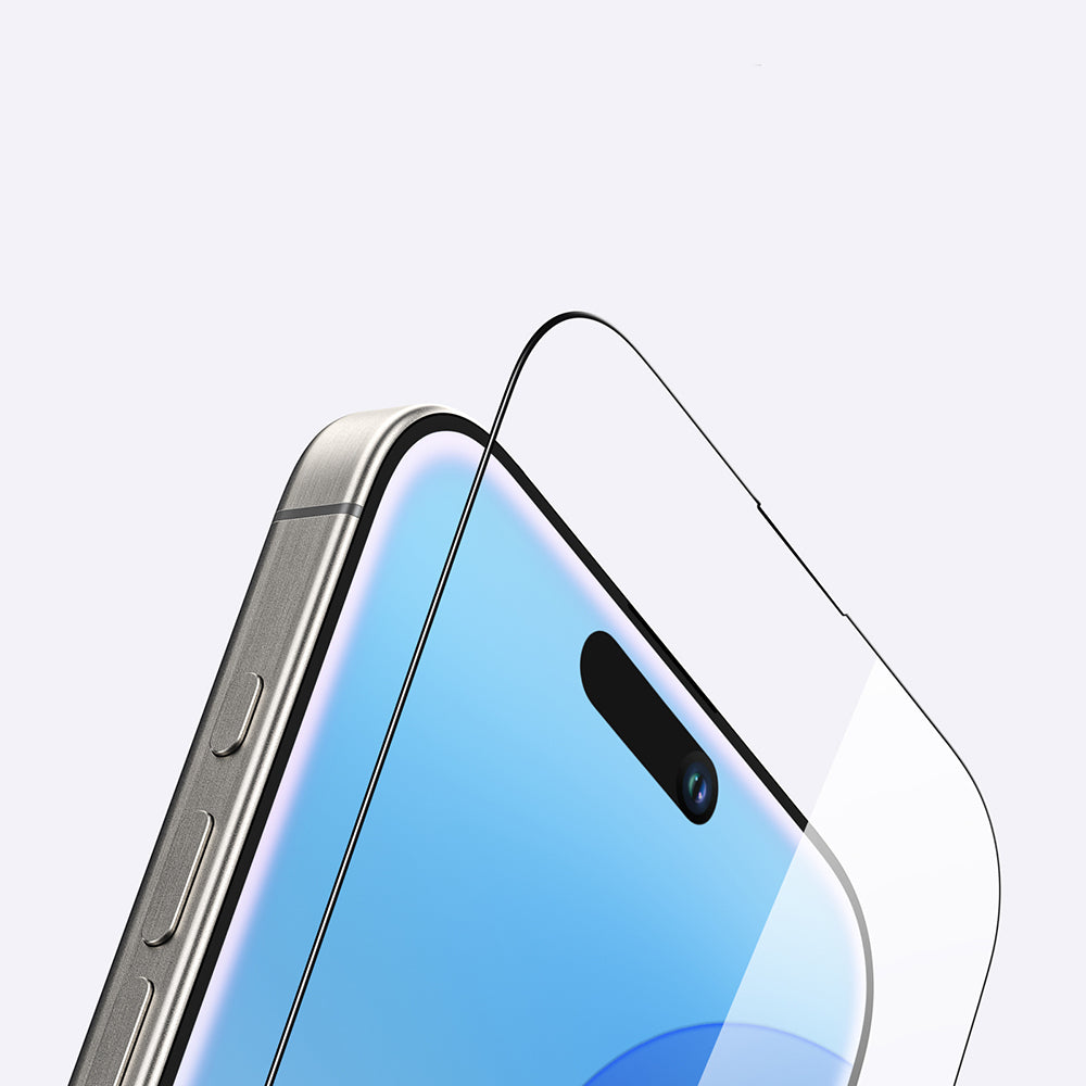 Amazingthing Radix iPhone 16 Plus Parmak İzi Bırakmayan Temperli Cam Ekran Koruyucu