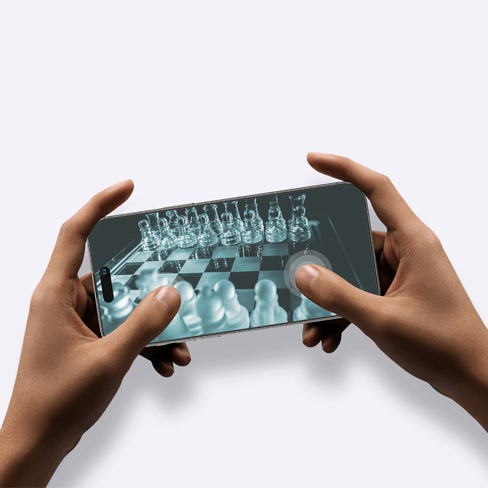 Amazingthing Titan iPhone 16 Plus Mat Parmak İzi Bırakmayan Temperli Cam Ekran Koruyucu