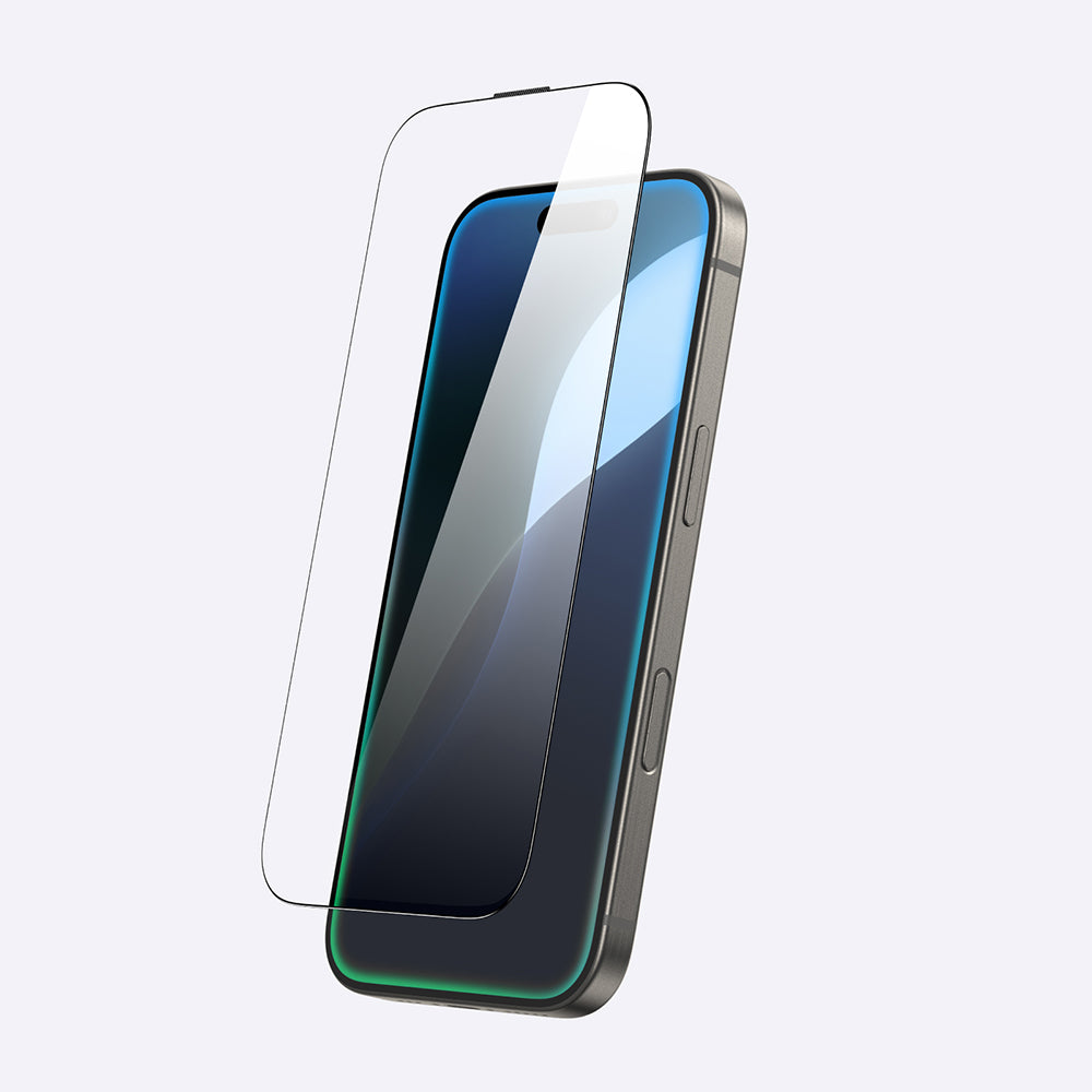 Amazingthing Titan iPhone 16 Plus Parmak İzi Bırakmayan Temperli Cam Ekran Koruyucu