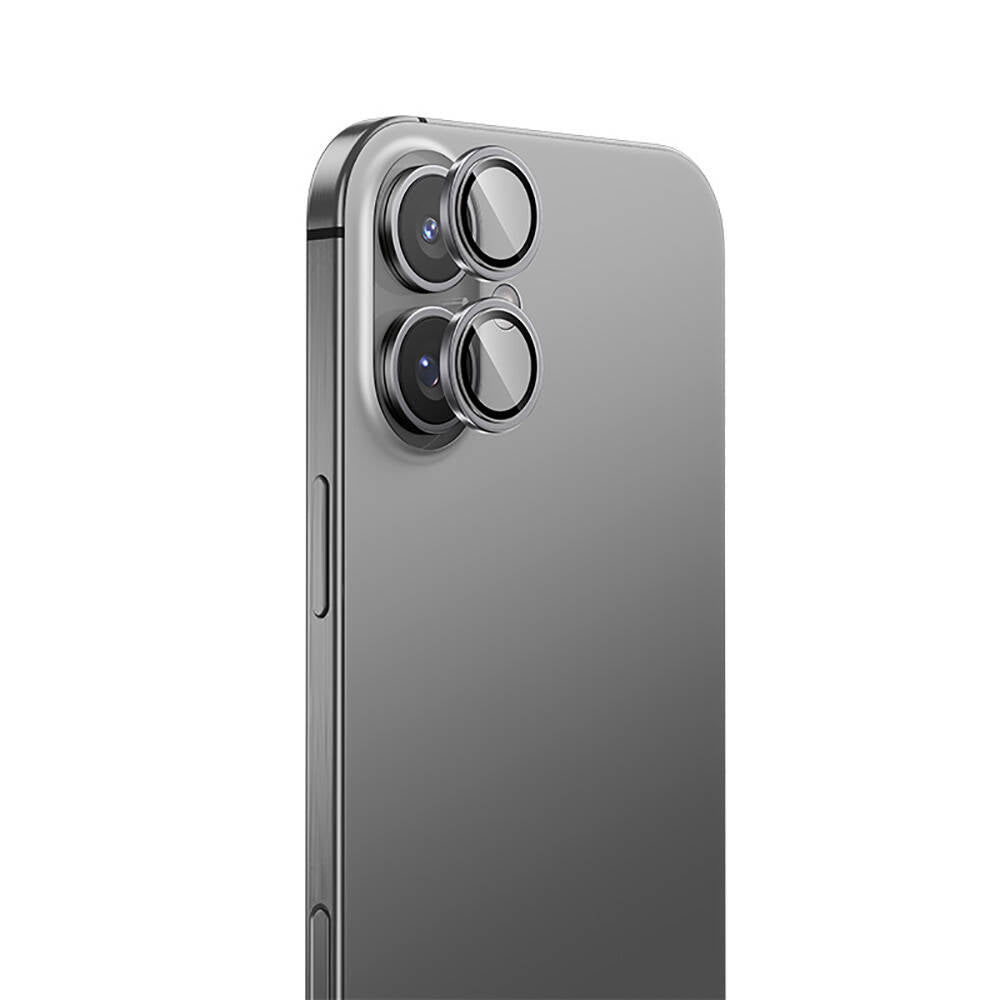 Benks iPhone 16 Plus Parlama Önleyici Glass Warrior Metal Kamera Lens Koruyucu