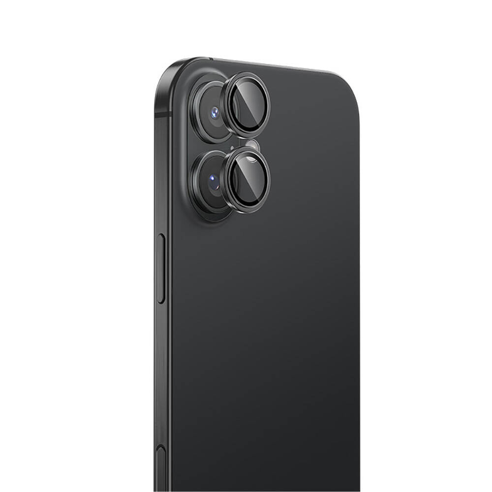Benks iPhone 16 Plus Parlama Önleyici Glass Warrior Metal Kamera Lens Koruyucu