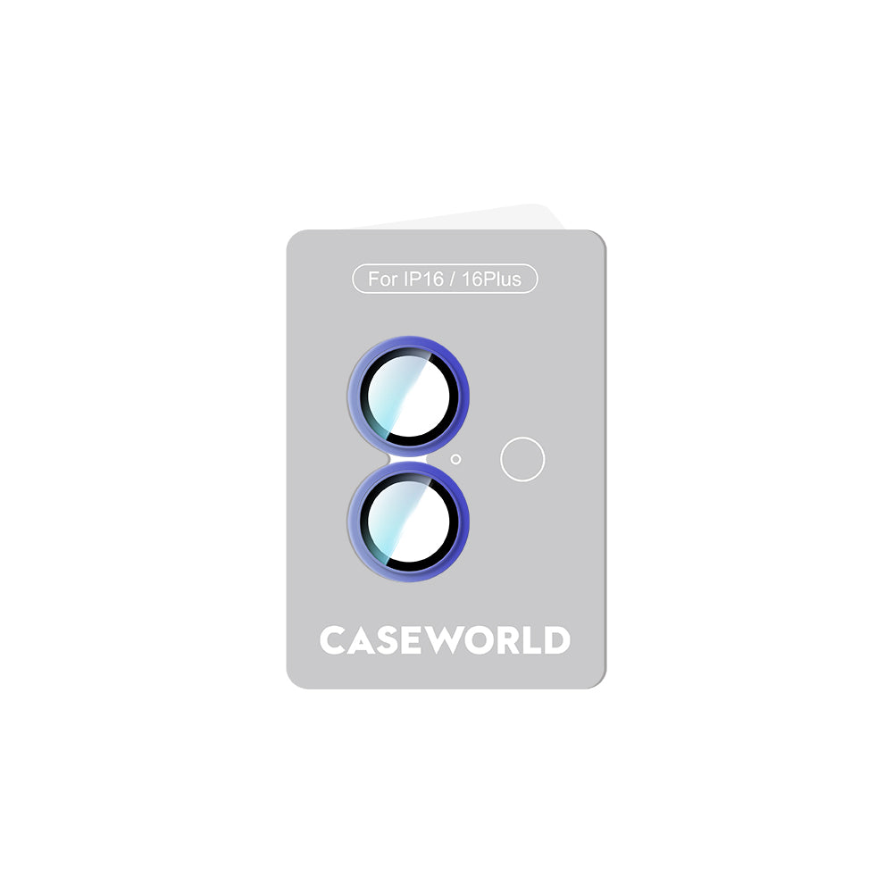 CaseWorld Alloy Serisi iPhone 16 Plus Oleofobik Anti Reflective Kamera Lens Koruyucu