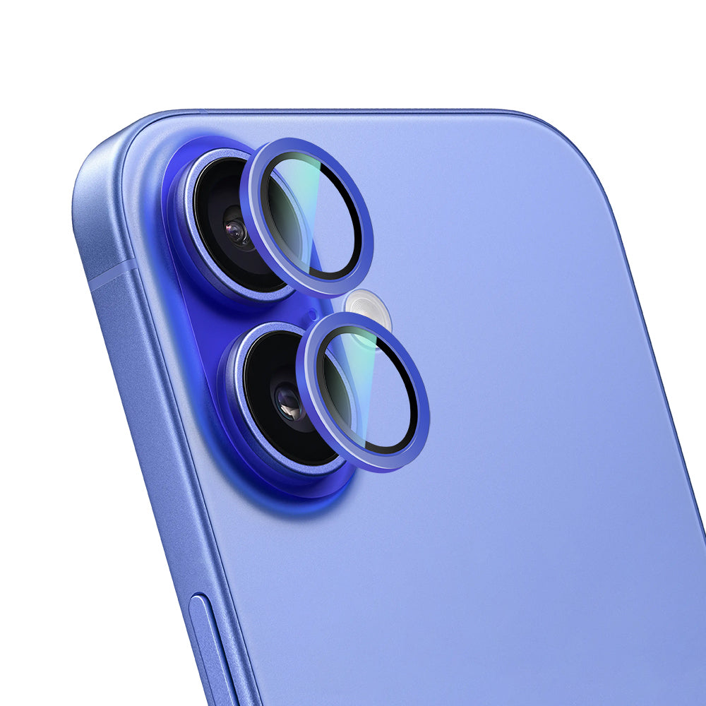 CaseWorld Alloy Serisi iPhone 16 Plus Oleofobik Anti Reflective Kamera Lens Koruyucu