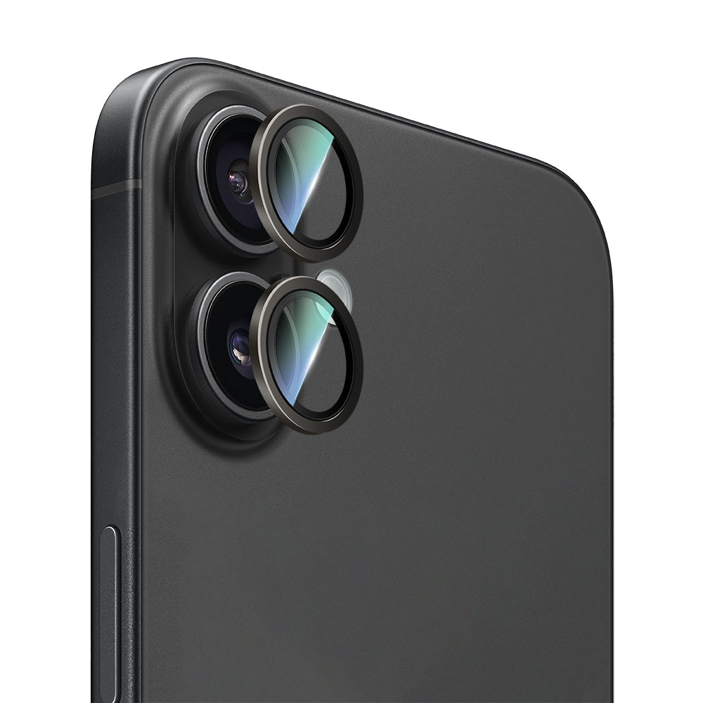 CaseWorld Alloy Serisi iPhone 16 Plus Oleofobik Anti Reflective Kamera Lens Koruyucu