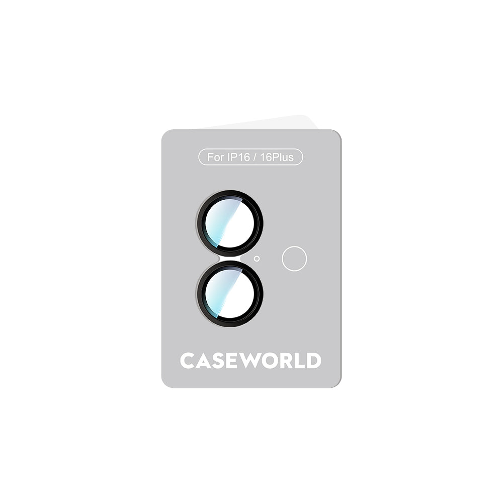 CaseWorld Alloy Serisi iPhone 16 Plus Oleofobik Anti Reflective Kamera Lens Koruyucu