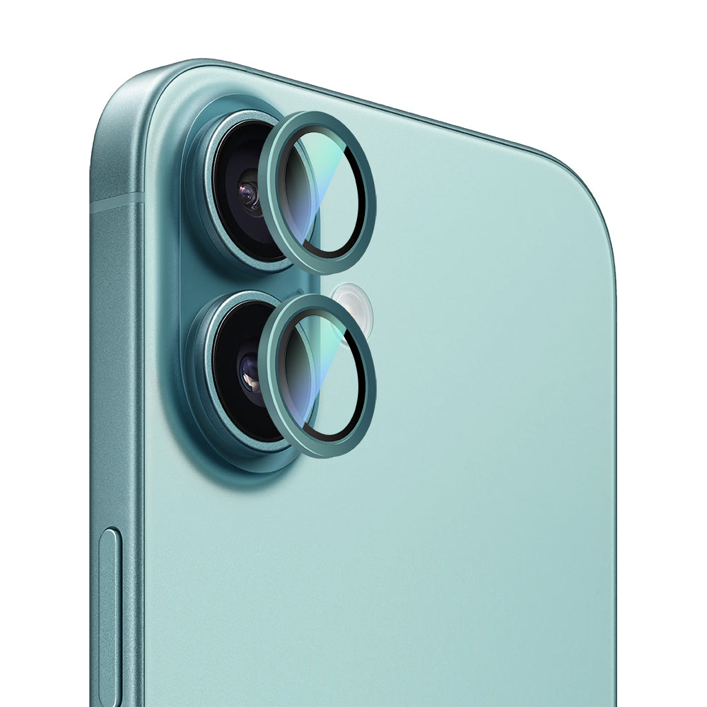 CaseWorld Alloy Serisi iPhone 16 Plus Oleofobik Anti Reflective Kamera Lens Koruyucu