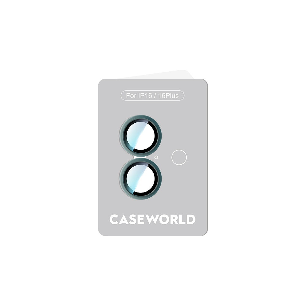 CaseWorld Alloy Serisi iPhone 16 Plus Oleofobik Anti Reflective Kamera Lens Koruyucu