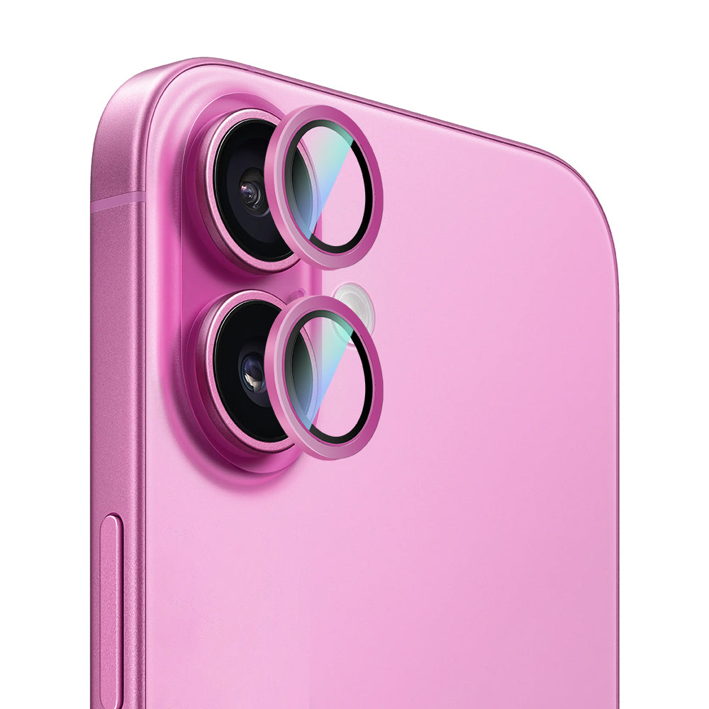 CaseWorld Alloy Serisi iPhone 16 Plus Oleofobik Anti Reflective Kamera Lens Koruyucu