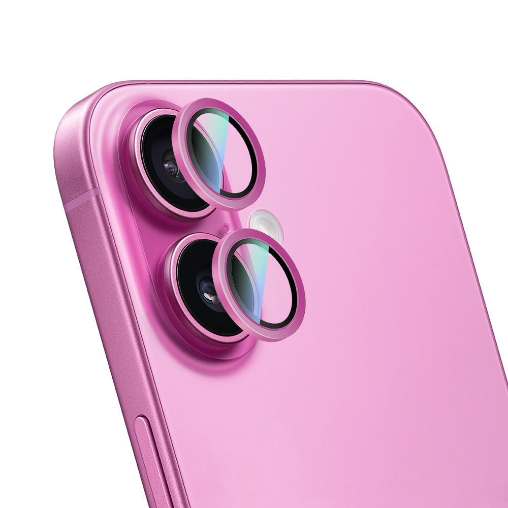 CaseWorld Alloy Serisi iPhone 16 Plus Oleofobik Anti Reflective Kamera Lens Koruyucu
