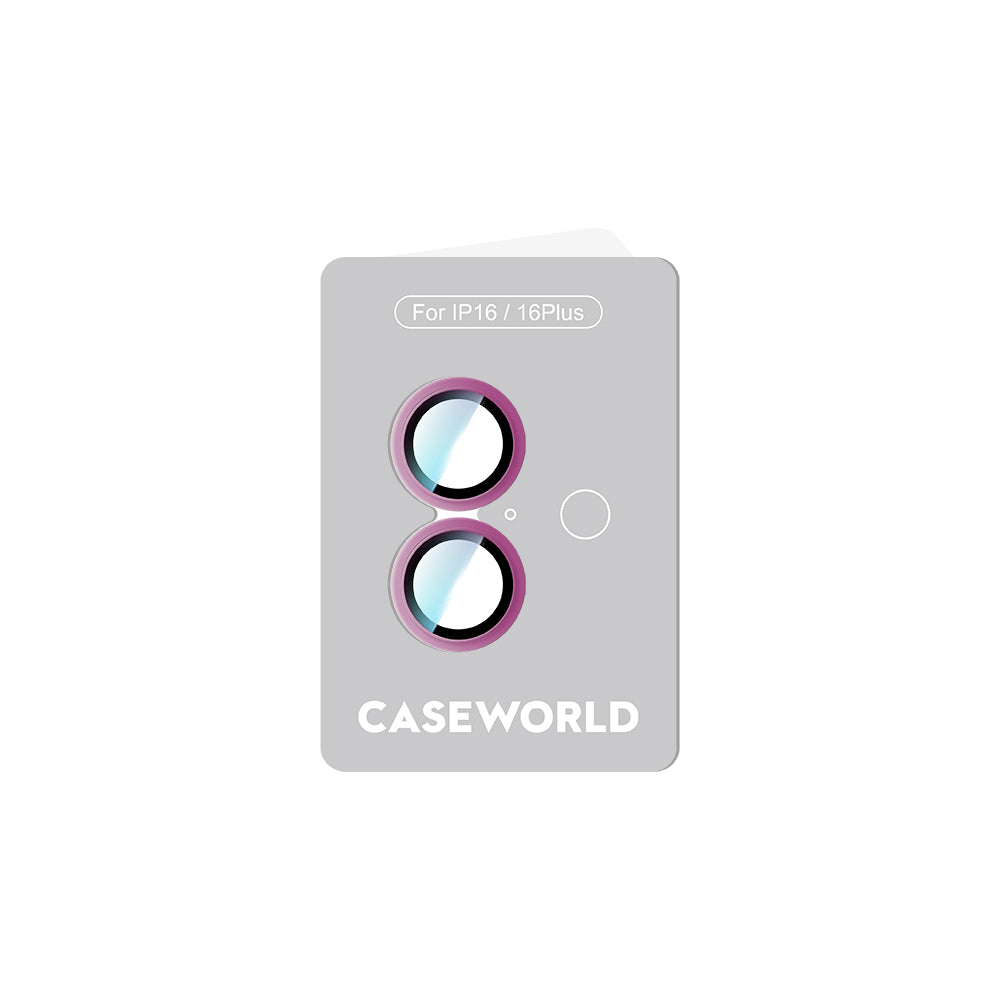 CaseWorld Alloy Serisi iPhone 16 Plus Oleofobik Anti Reflective Kamera Lens Koruyucu