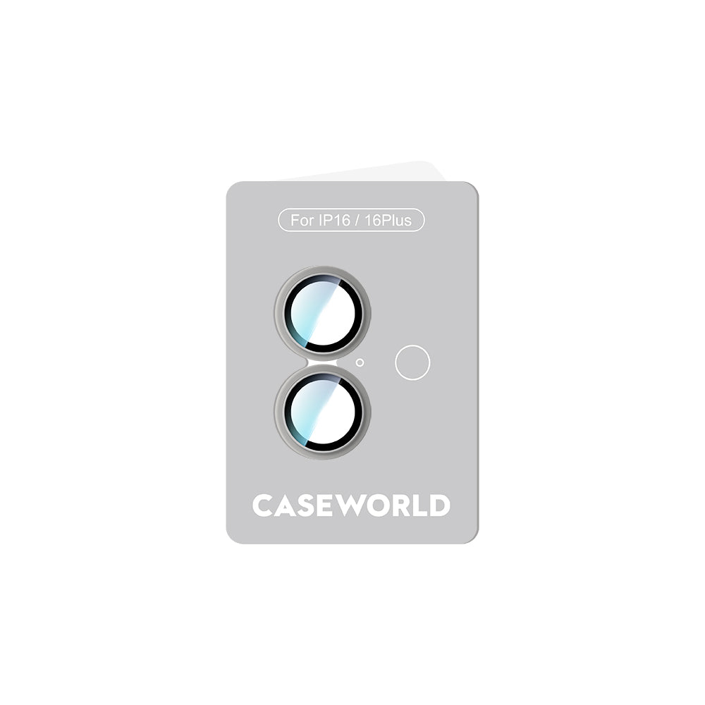 CaseWorld Alloy Serisi iPhone 16 Plus Oleofobik Anti Reflective Kamera Lens Koruyucu