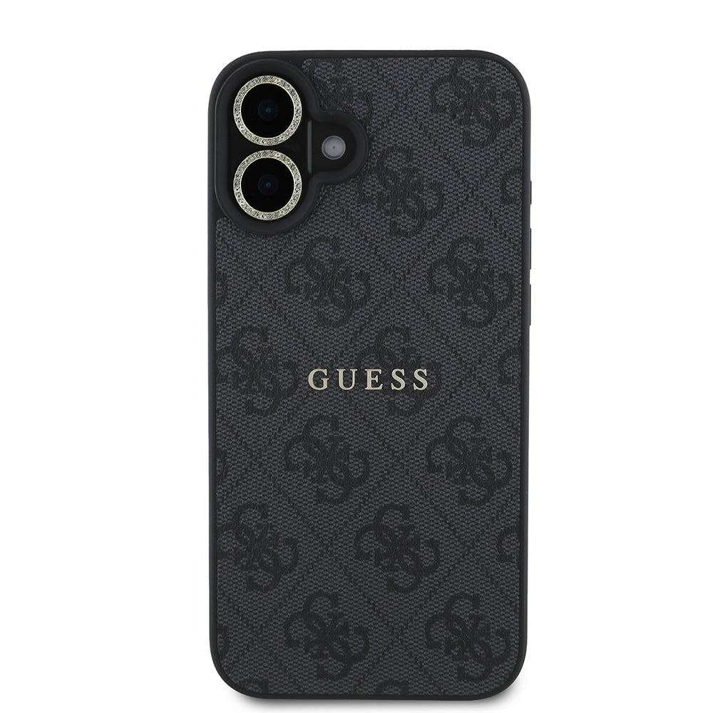 Guess iPhone 16 Plus Orjinal Lisanslı Kılıf + Ekran Koruyucu + Lens Koruyucu 3in1 Aksesuar Seti