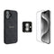 Guess iPhone 16 Plus Orjinal Lisanslı Kılıf + Ekran Koruyucu + Lens Koruyucu 3in1 Aksesuar Seti