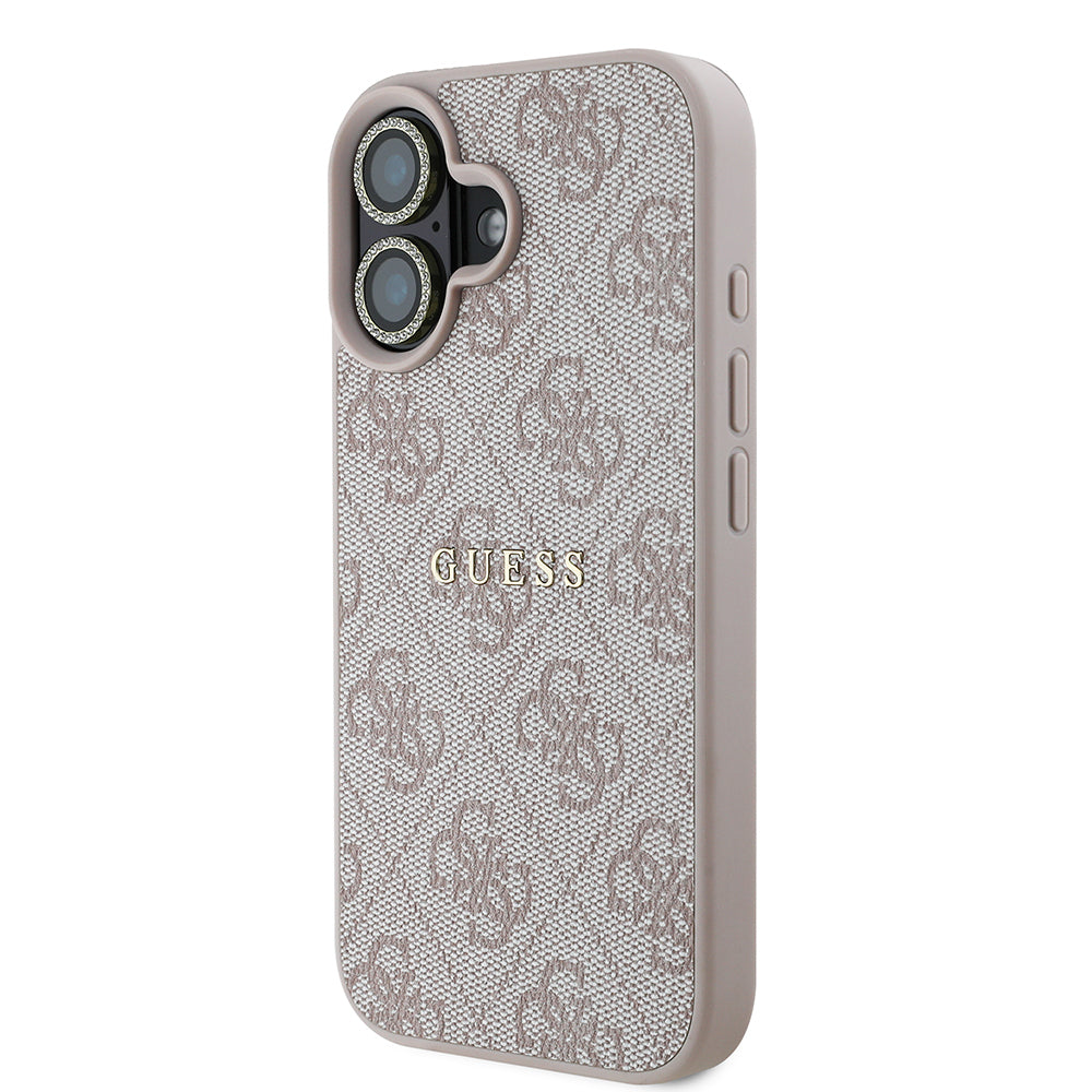 Guess iPhone 16 Plus Orjinal Lisanslı Kılıf + Ekran Koruyucu + Lens Koruyucu 3in1 Aksesuar Seti