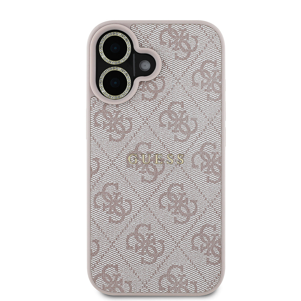 Guess iPhone 16 Plus Orjinal Lisanslı Kılıf + Ekran Koruyucu + Lens Koruyucu 3in1 Aksesuar Seti