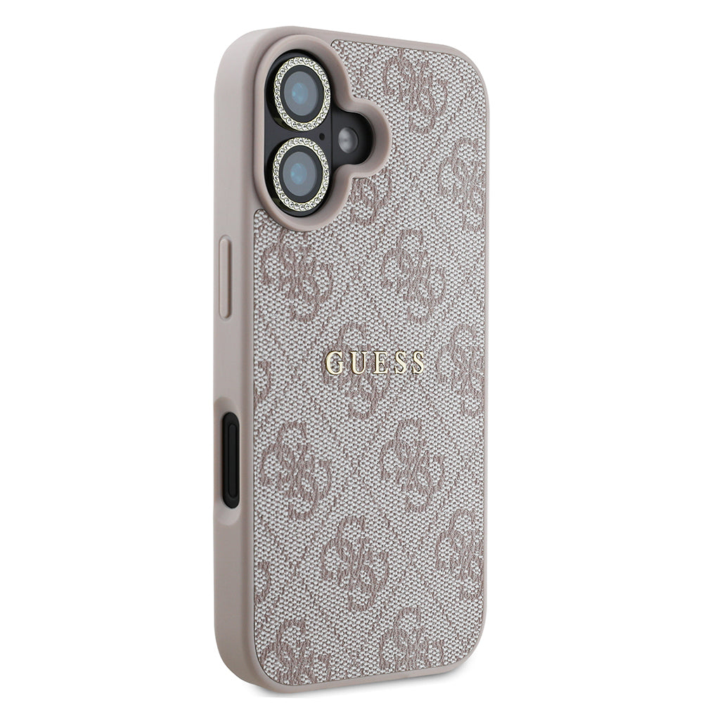 Guess iPhone 16 Plus Orjinal Lisanslı Kılıf + Ekran Koruyucu + Lens Koruyucu 3in1 Aksesuar Seti