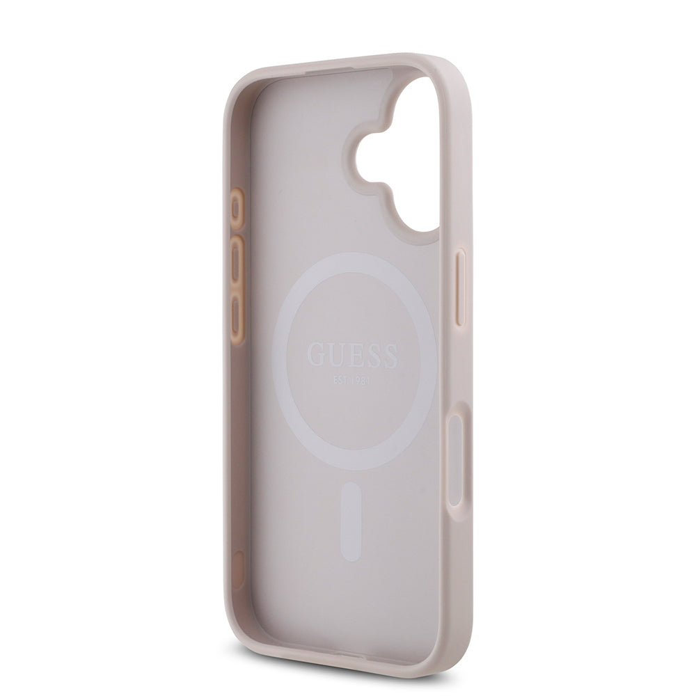 Guess iPhone 16 Plus Orjinal Lisanslı Kılıf + Ekran Koruyucu + Lens Koruyucu 3in1 Aksesuar Seti