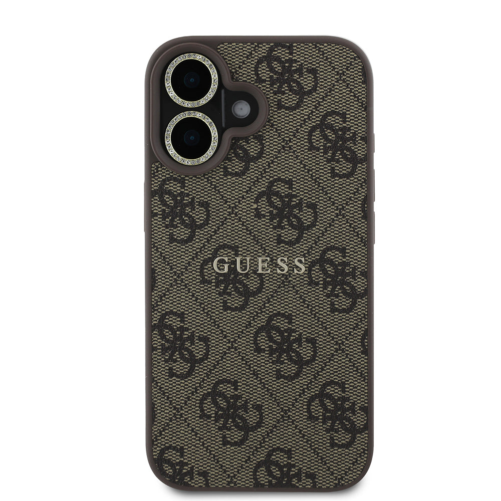 Guess iPhone 16 Plus Orjinal Lisanslı Kılıf + Ekran Koruyucu + Lens Koruyucu 3in1 Aksesuar Seti
