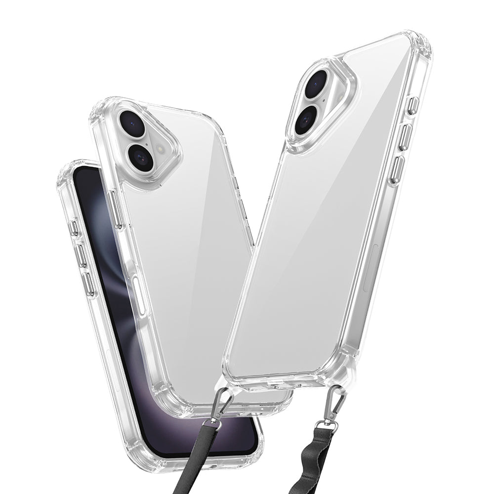 Cepax iPhone 16 Plus Airbagli Takılabilir Askı Aparatlı Snap Silikon Kılıf